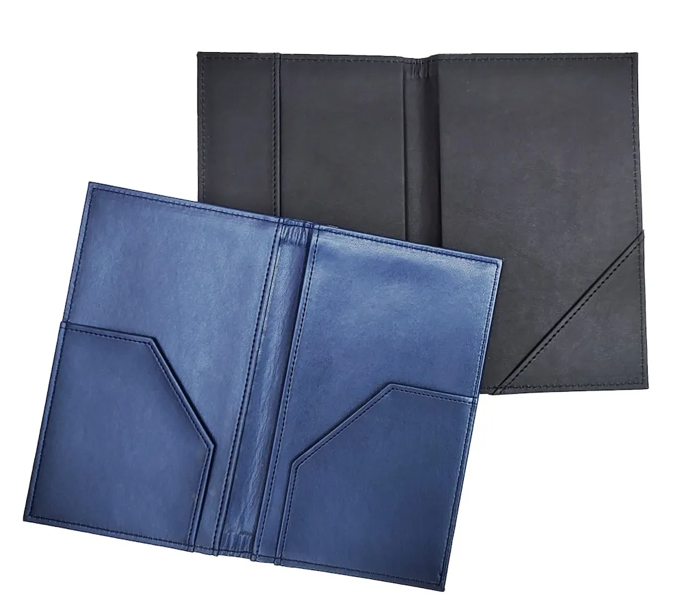 Porta Menú Negro y Azul